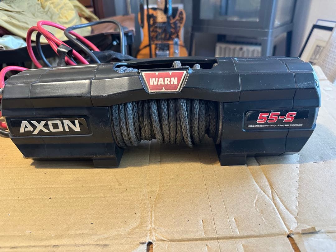 WARNウインチ AXON 55-S (5500lb)+ジムニー取付け専用ステイ