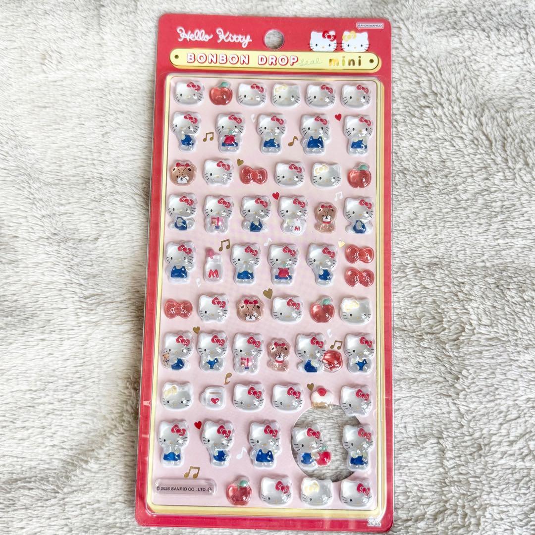 【正規品】　ボンボンドロップシール mini サンリオ　コンプリート　８枚セット