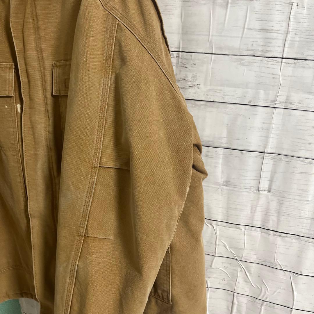 ま*屋様 状態良好　Carhartt　トラディショナルジャケット　ブラウン　US