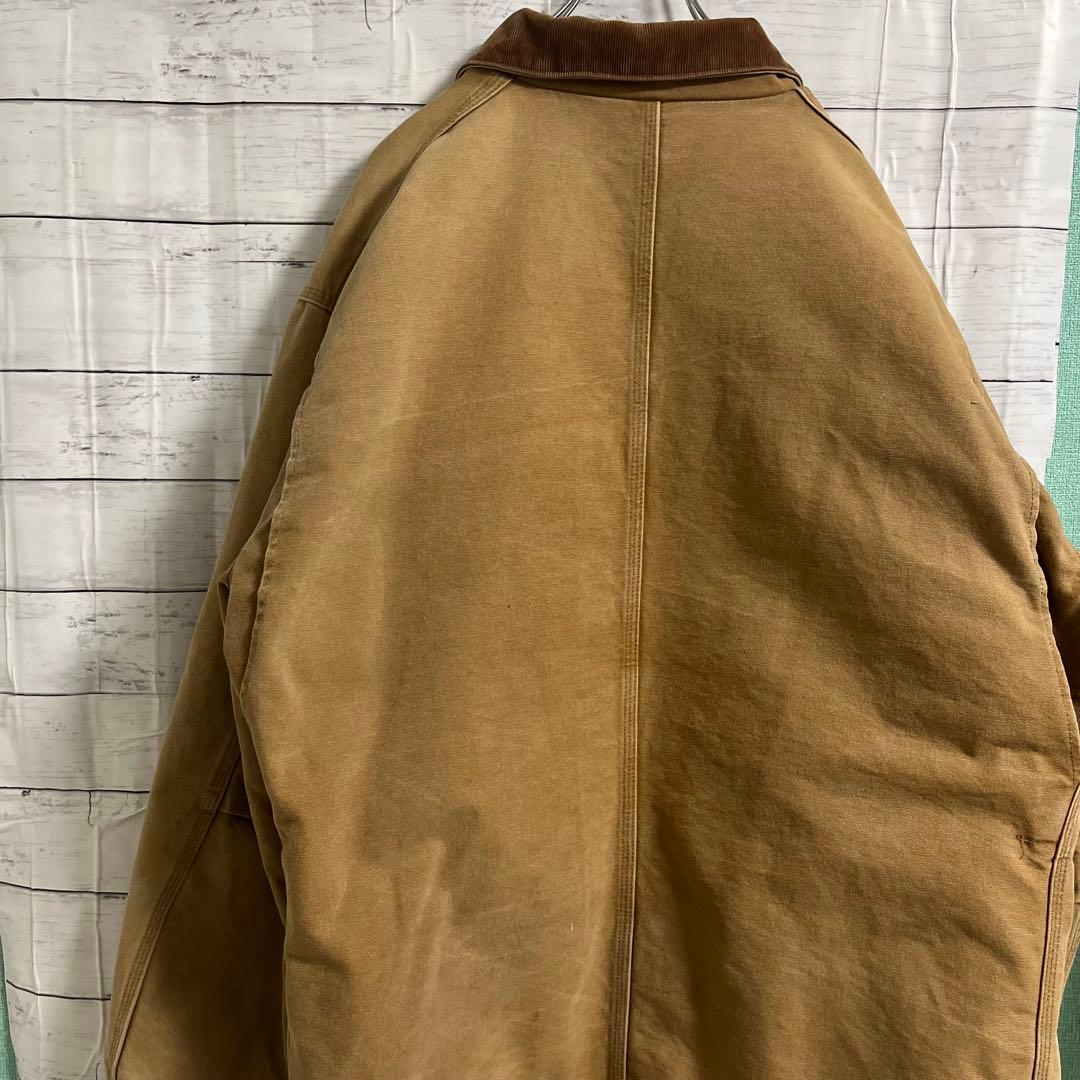 ま*屋様 状態良好　Carhartt　トラディショナルジャケット　ブラウン　US