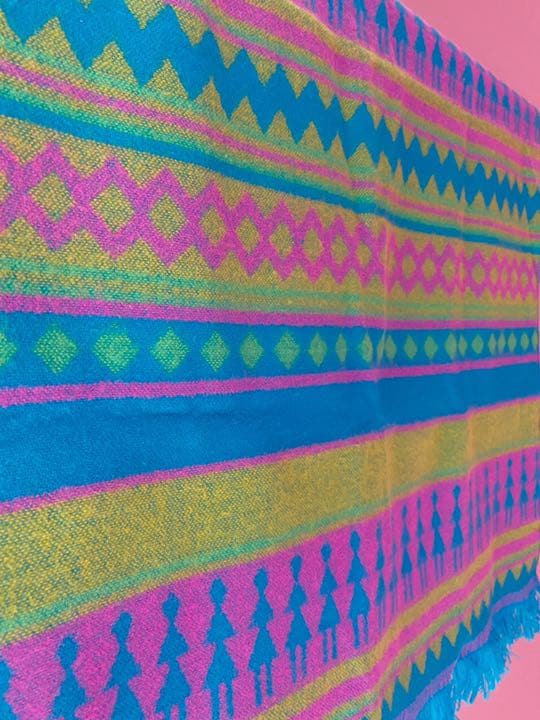 古着 ビンテージ ケミカル サイケデリック ブランケット デッドストック