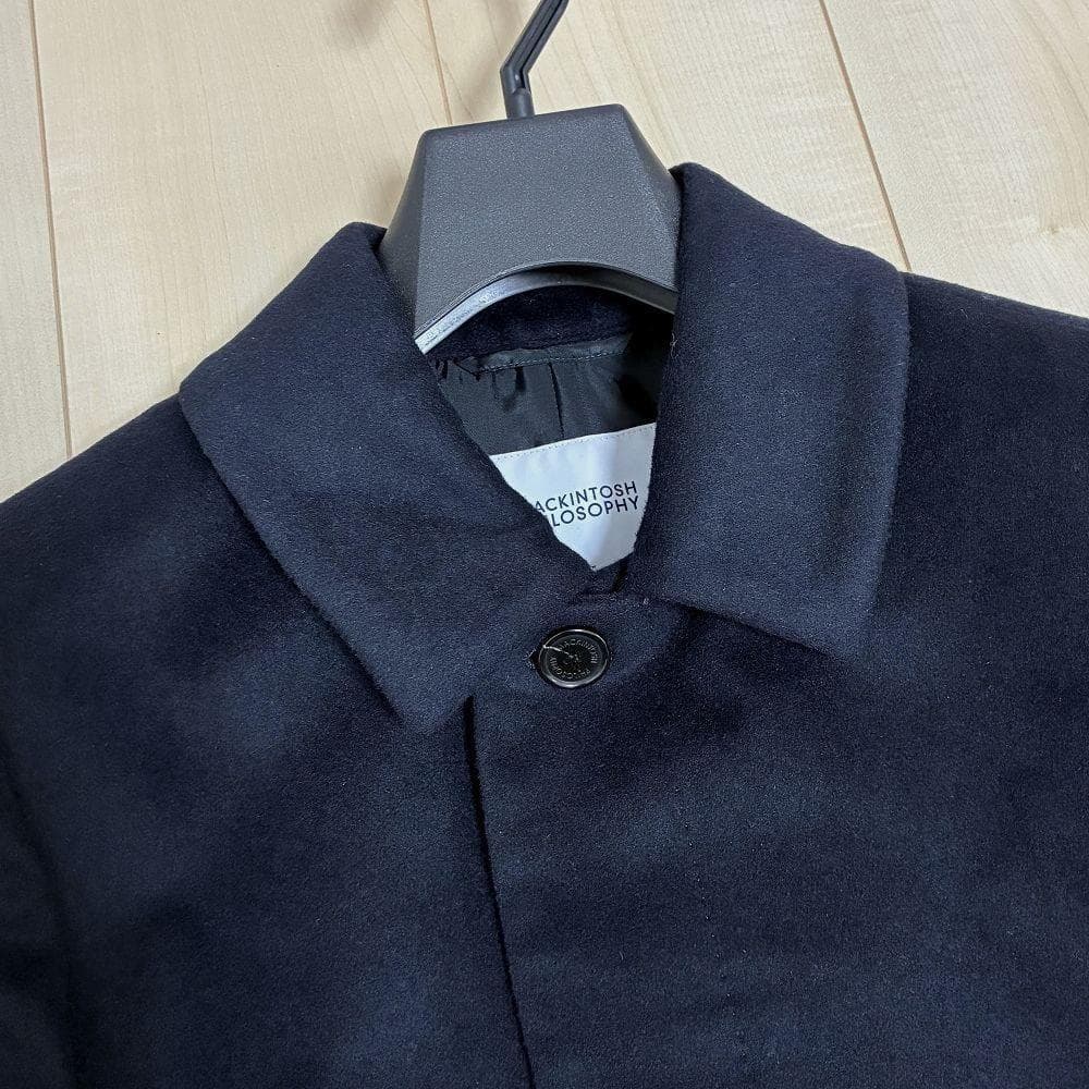 新品 マッキントッシュフィロソフィー ステンカラーコート 40(L)