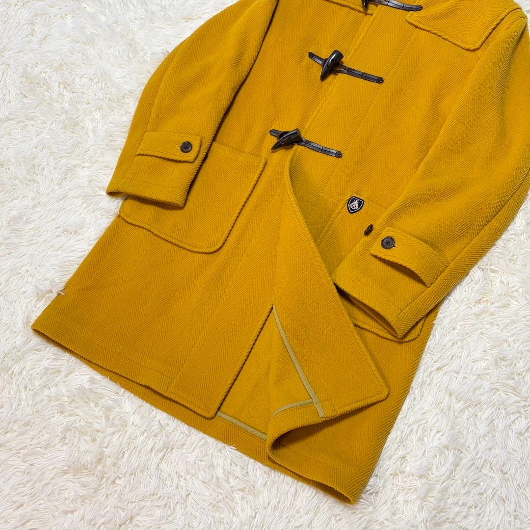 Orcival オーシバル ダッフルコート ヘリンボーン マスタードイエロー 1