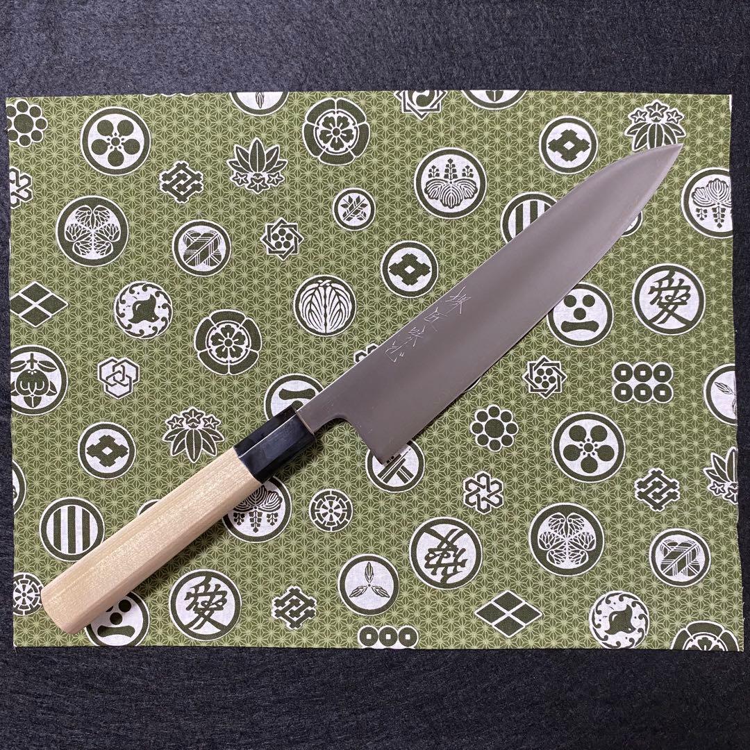 堺匠 味正 プロ仕様 青スーパー 牛刀 210mm 水牛八角柄