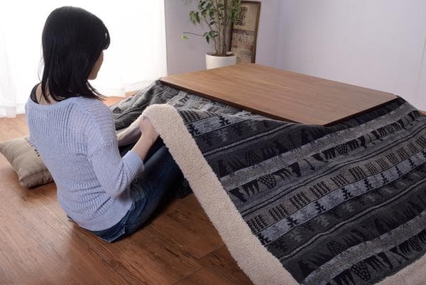 おしゃれ 北欧 暖かい 冬 家族 大型 長方形 こたつテーブル ウォールナット