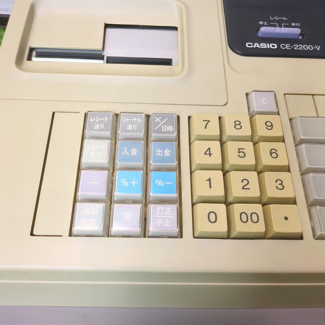 CASIO カシオ　レジスター　CE-2200　V