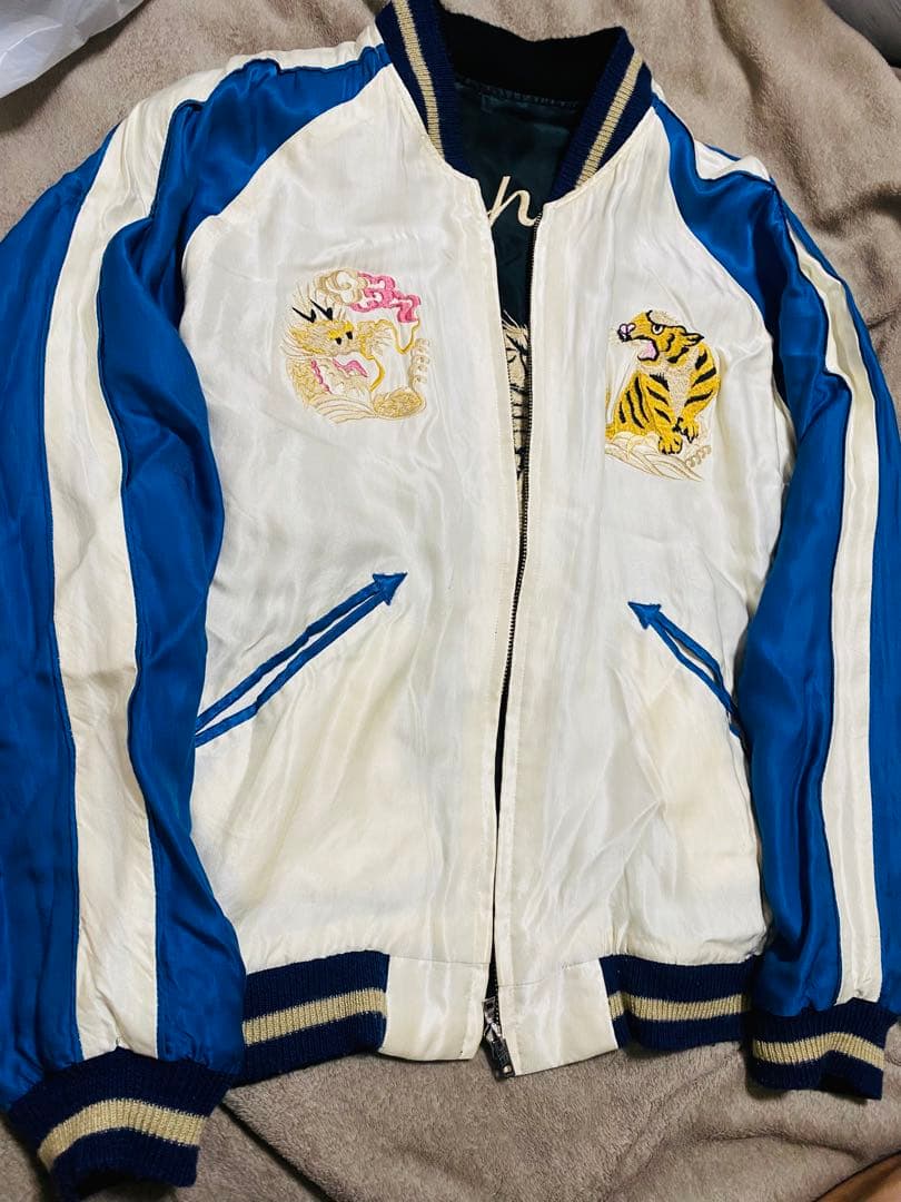 テーラー東洋 x Hinoya スカジャン 日本限定虎　2面用 vintage