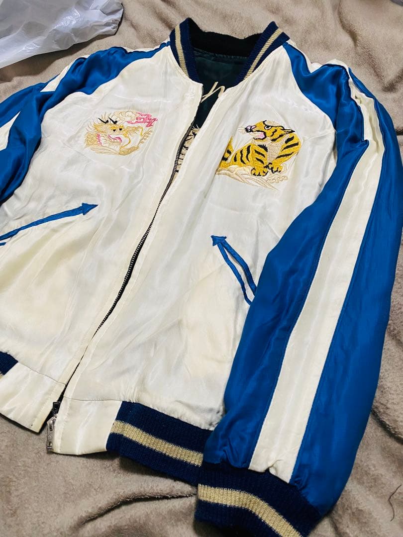 テーラー東洋 x Hinoya スカジャン 日本限定虎　2面用 vintage