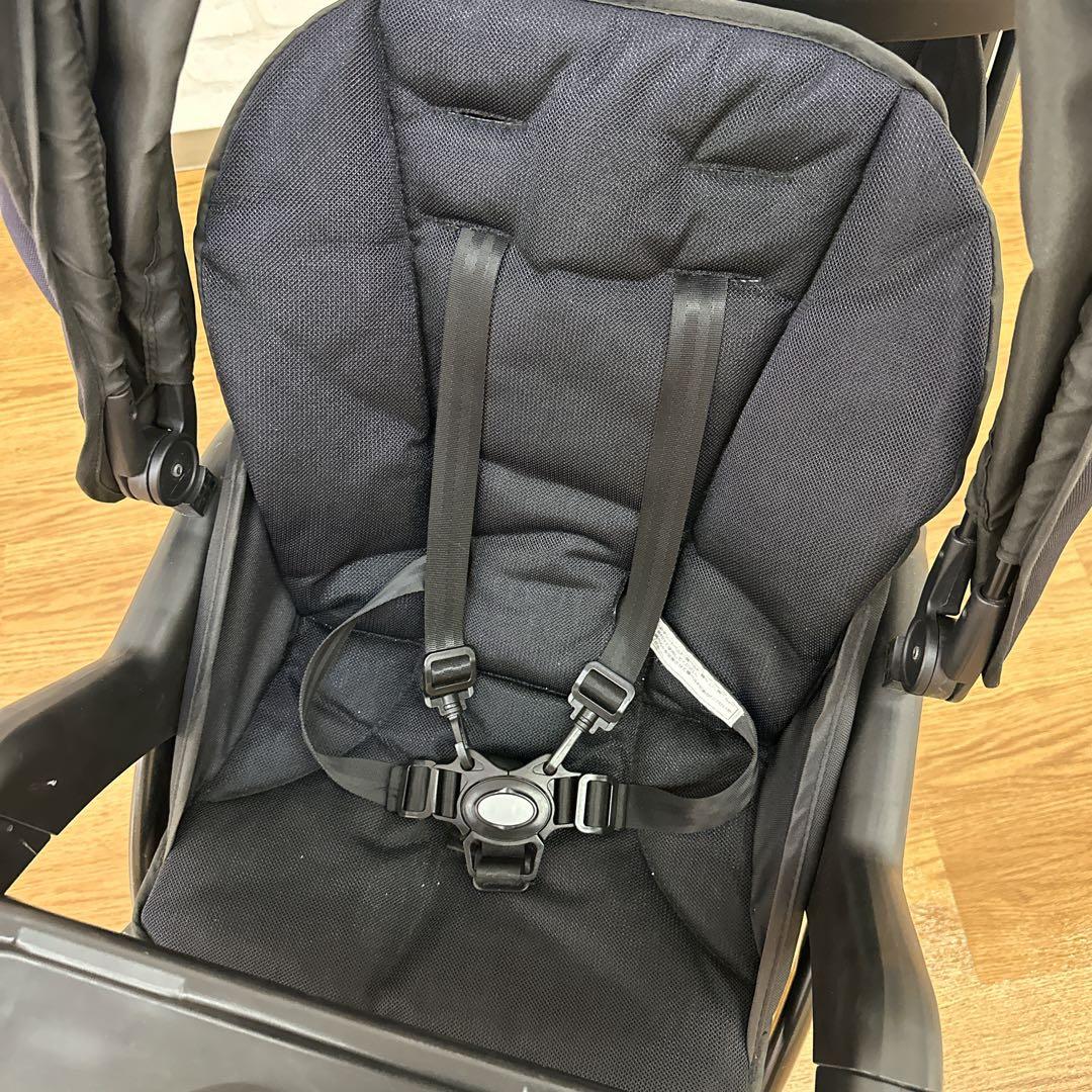 Serio★KATOJI 二人でゴーDX ブラック 2人乗りベビーカー