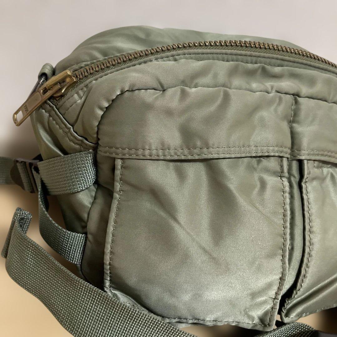 PORTER TANKER WAIST BAG セージグリーン