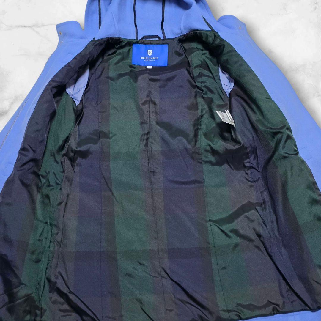 【超美品】BLUE LABEL CRESTBRIDGE　ダッフルコート　ブルー