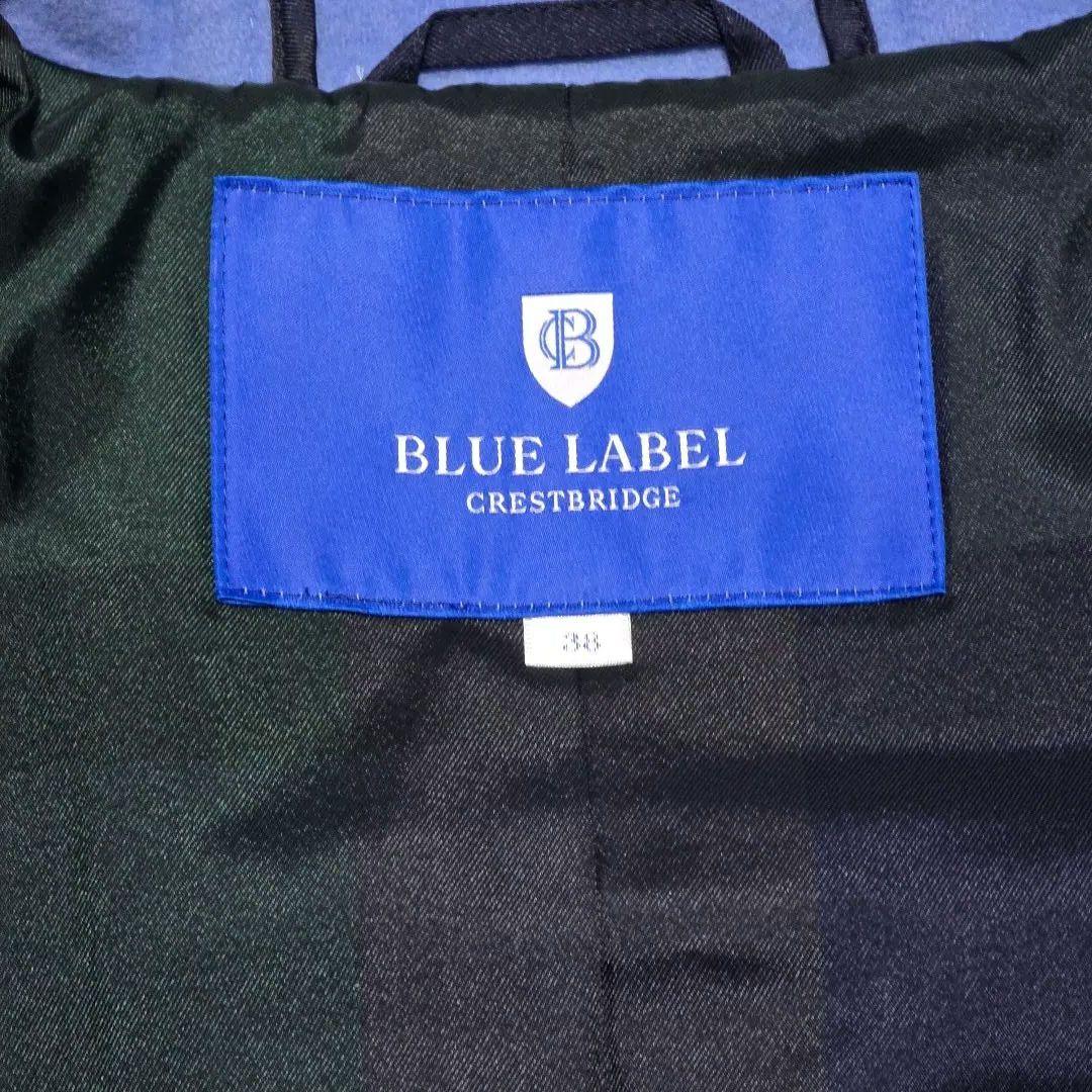 【超美品】BLUE LABEL CRESTBRIDGE　ダッフルコート　ブルー