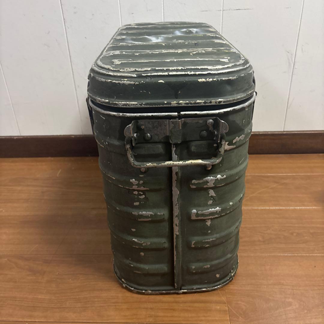 米軍　実物　US フードコンテナ ODグリーン 89年　送料無料