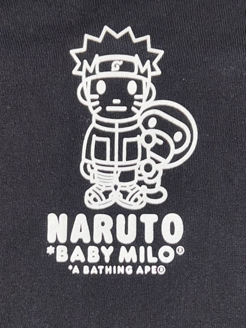 (希少) A BATHING APE × NARUTO コラボTシャツ 美品