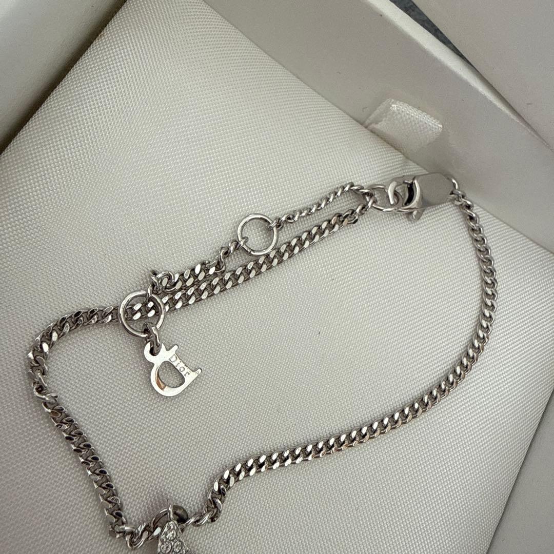 ディオールDior ブレスレット バタフライ ラインストーン