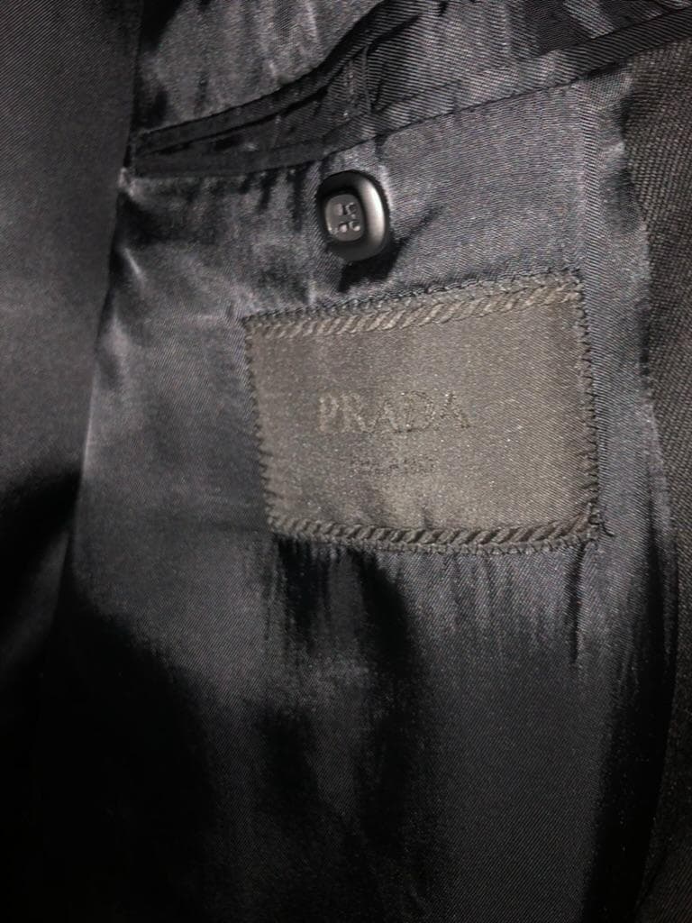 PRADA ブラック チェスターコート