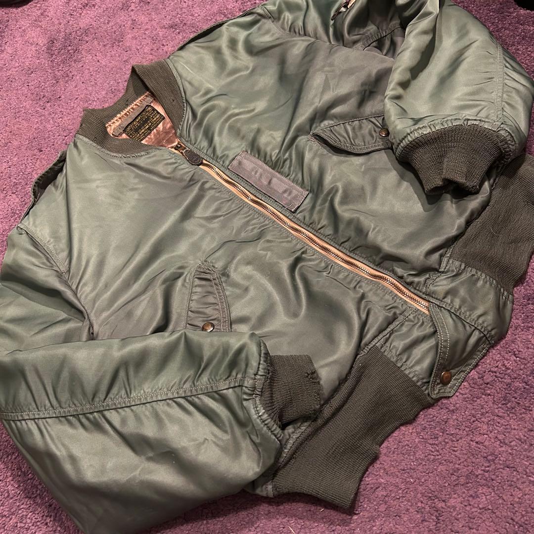 美品 実物 50s USAF L-2B オリジナル Lサイズ 7448B セージ