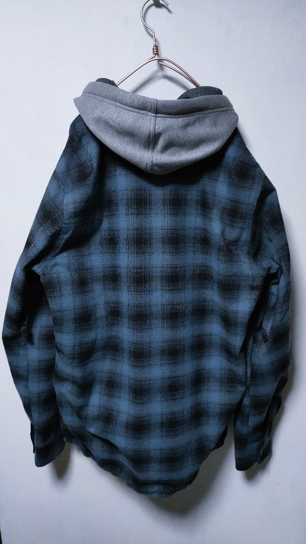 【BURTON バートン】スノーボードウェア メンズL チェック コットンライク