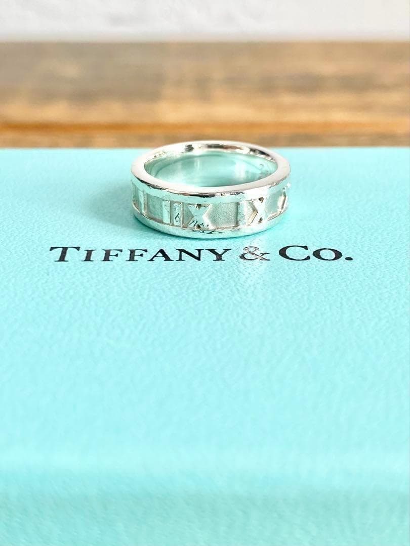 9号 TIFFANY ティファニー アトラス ナロー リング 指輪 925 A2