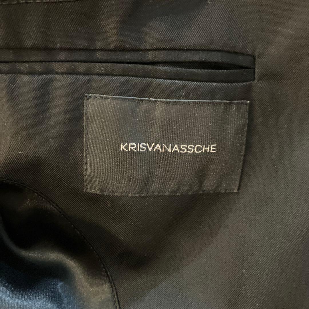 KRIS VAN ASSCHE クリスヴァンアッシュ ブラック トレンチコート