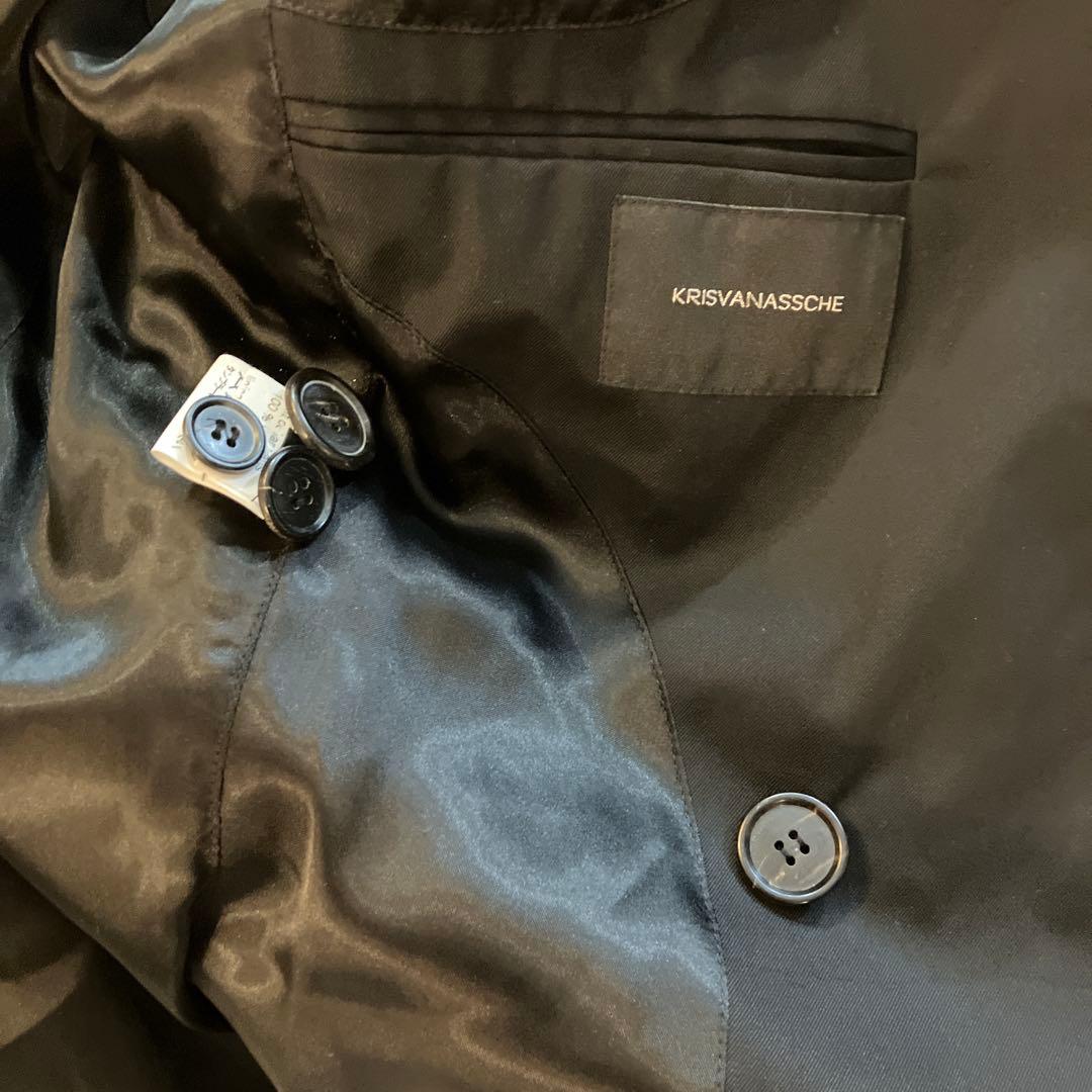 KRIS VAN ASSCHE クリスヴァンアッシュ ブラック トレンチコート