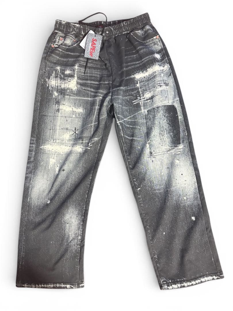 ガチャサプールLot.5550XX スウェット　デニム　ブラック　定価以下