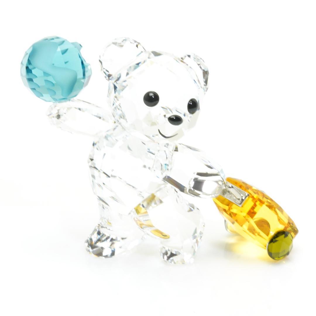 SWAROVSKI クリスベア 置物 travel the World 旅行