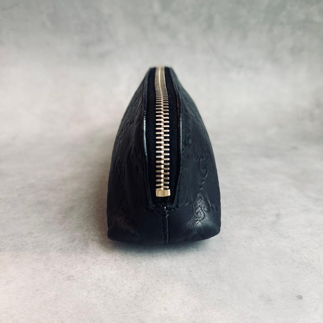 バッグ GUCCI GG Shima Leather Pouch