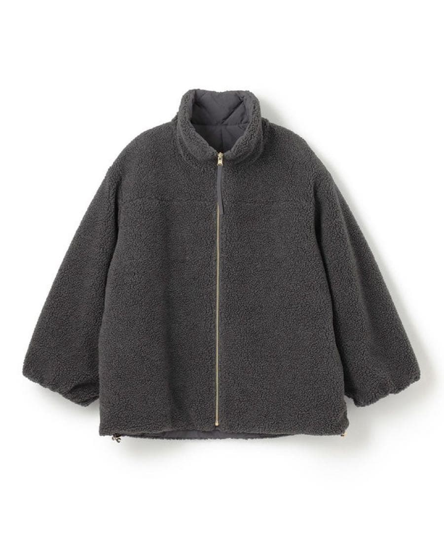【TAION×UNFILO】リバーシブルボアダウン　Mサイズ　チャコール　美品
