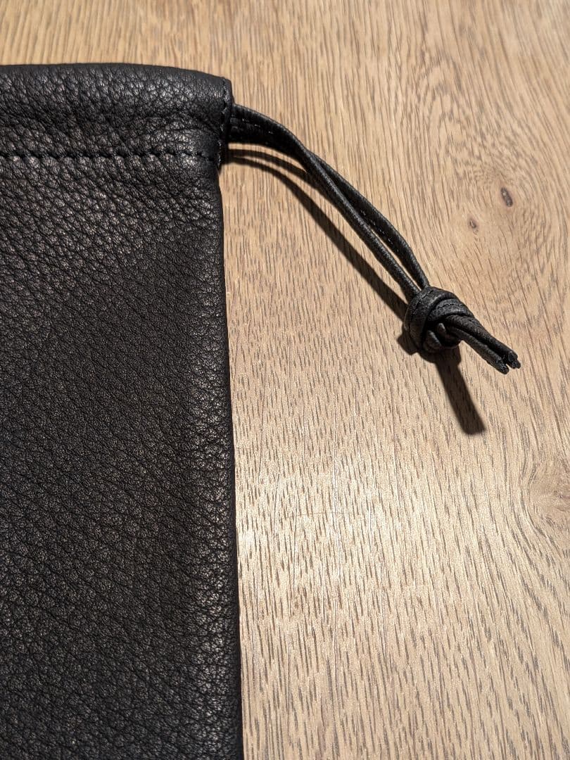 未使用 Aeta DOUBLE FACED DRAWSTRING POUCH