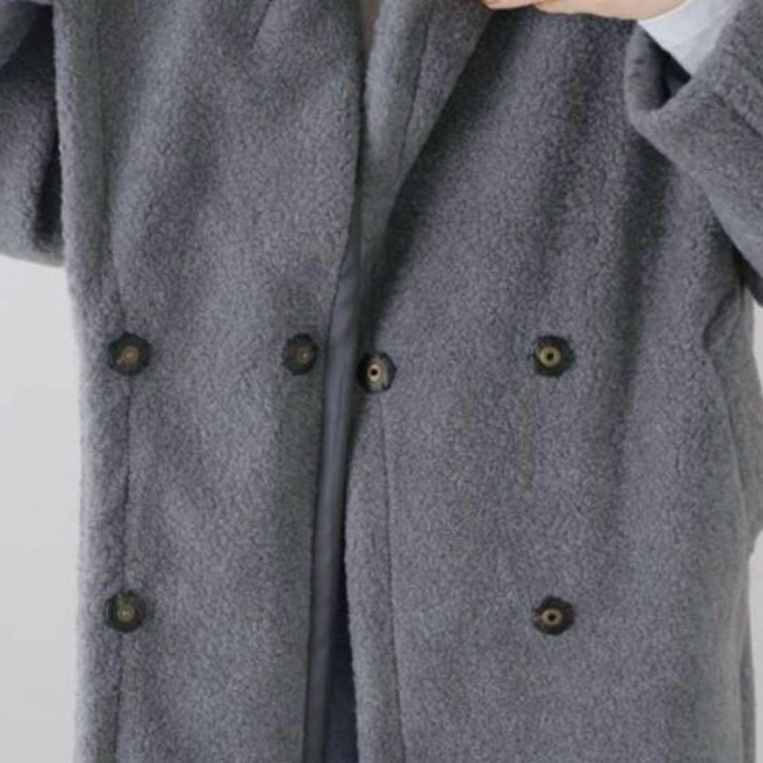 極美品 FRAMeWORK WOOLブレンドボアコート36 大きめM相当