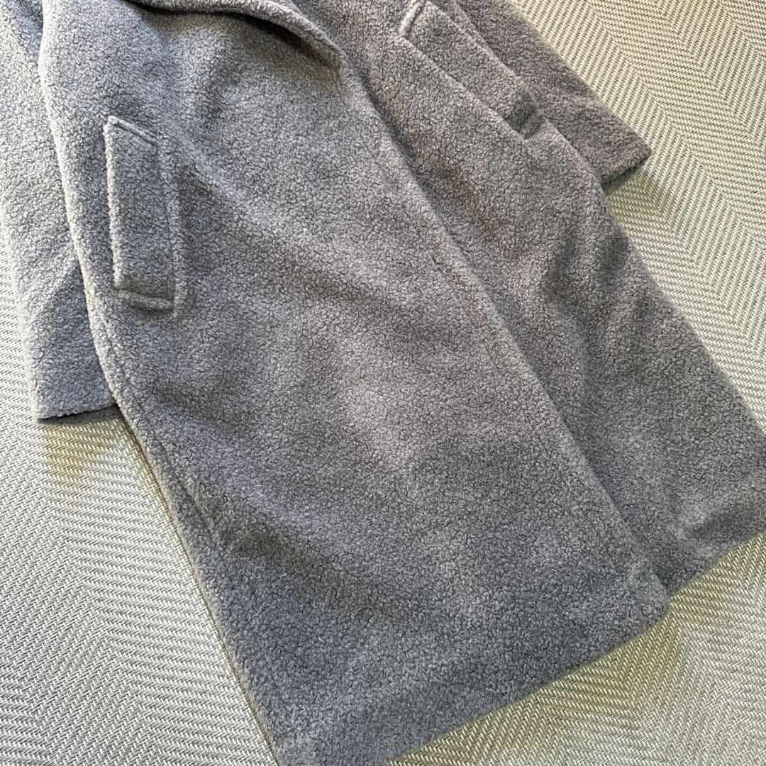 極美品 FRAMeWORK WOOLブレンドボアコート36 大きめM相当