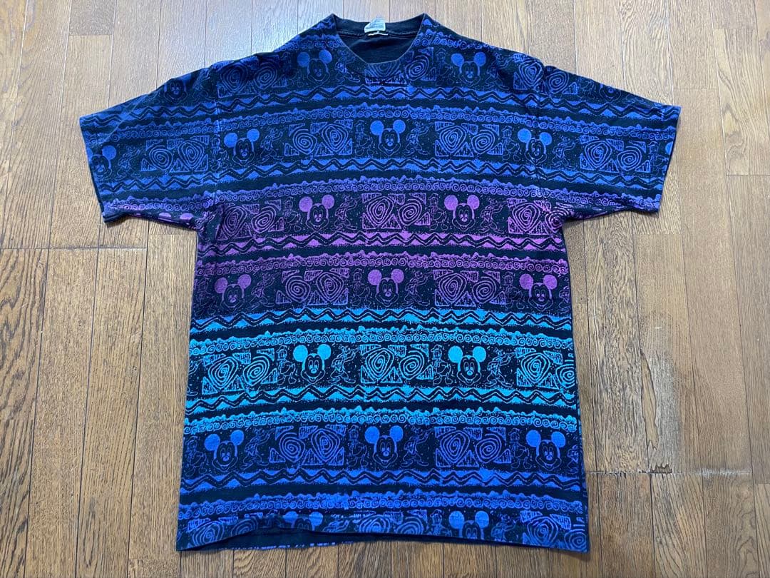 ミッキーマウス グラデーションTシャツ