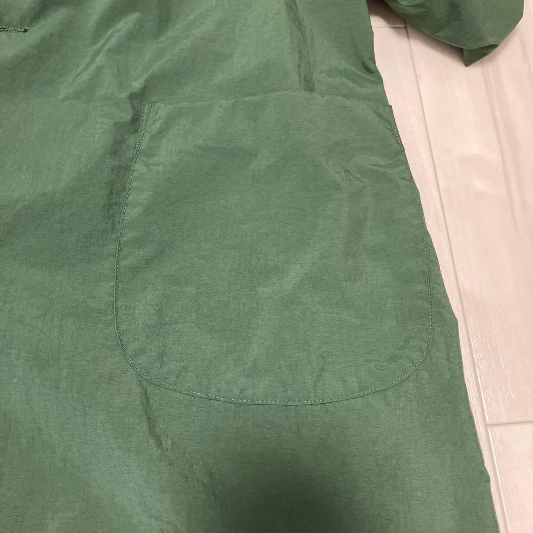 S.B　DANTON ナイロン ロングコート 36 グリーン
