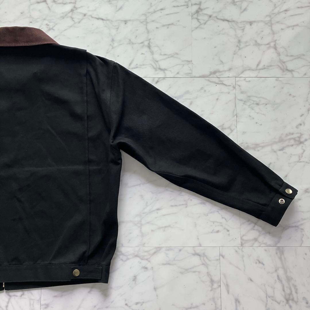 【美品】XLARGE × Dickies コラボ ワークジャケット ダック地 黒