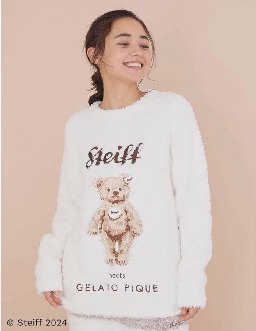 【新品】gelato pique Steiff 上下セット(タグ付き)
