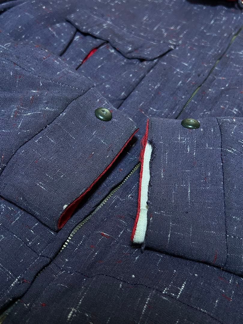 Special 50s rayon gabardine jacket 絣