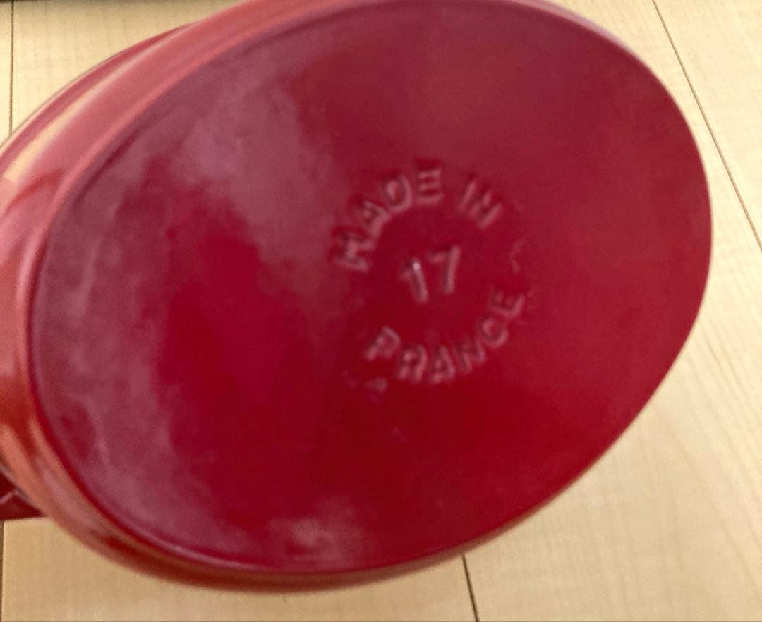 staub la cocotte 17 オーバル チェリー
