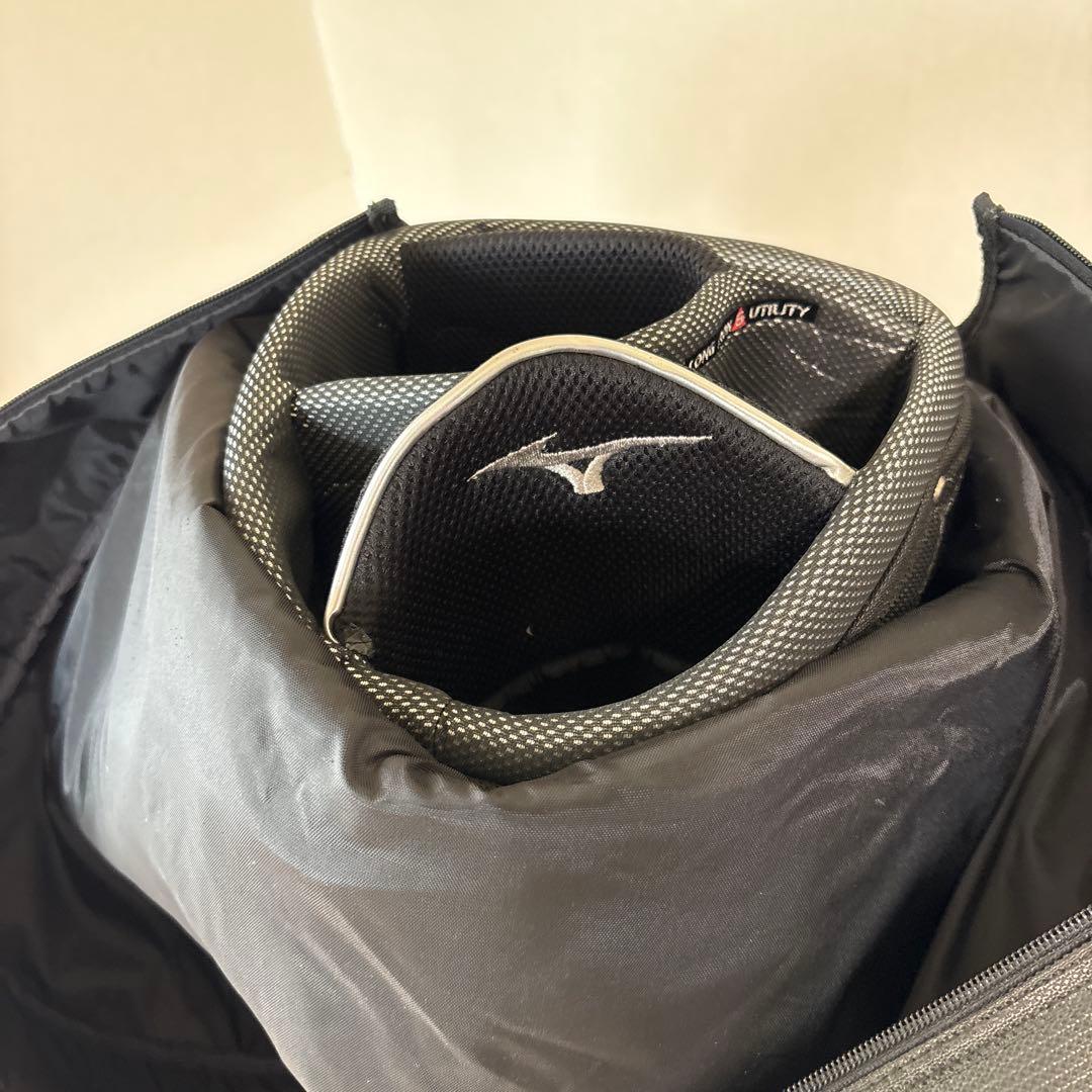 送料無料/超美品 MIZUNO高級キャディバックBLACK