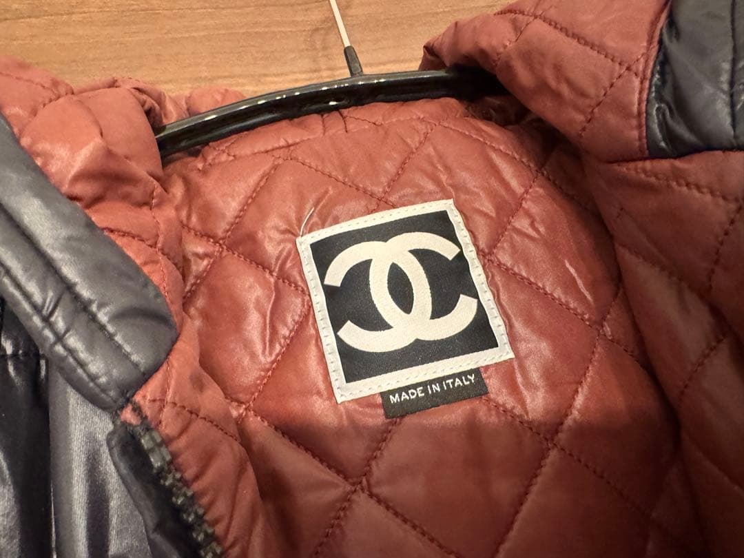 【ななこ様】 CHANEL シャネル フード ダウンジャケット ブラック