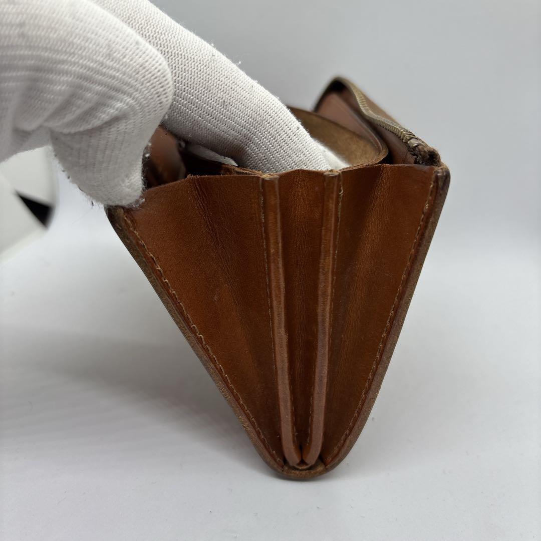 ルバートアンドコー　カードが立つ財布　スミス　栃木レザー　ブラウン