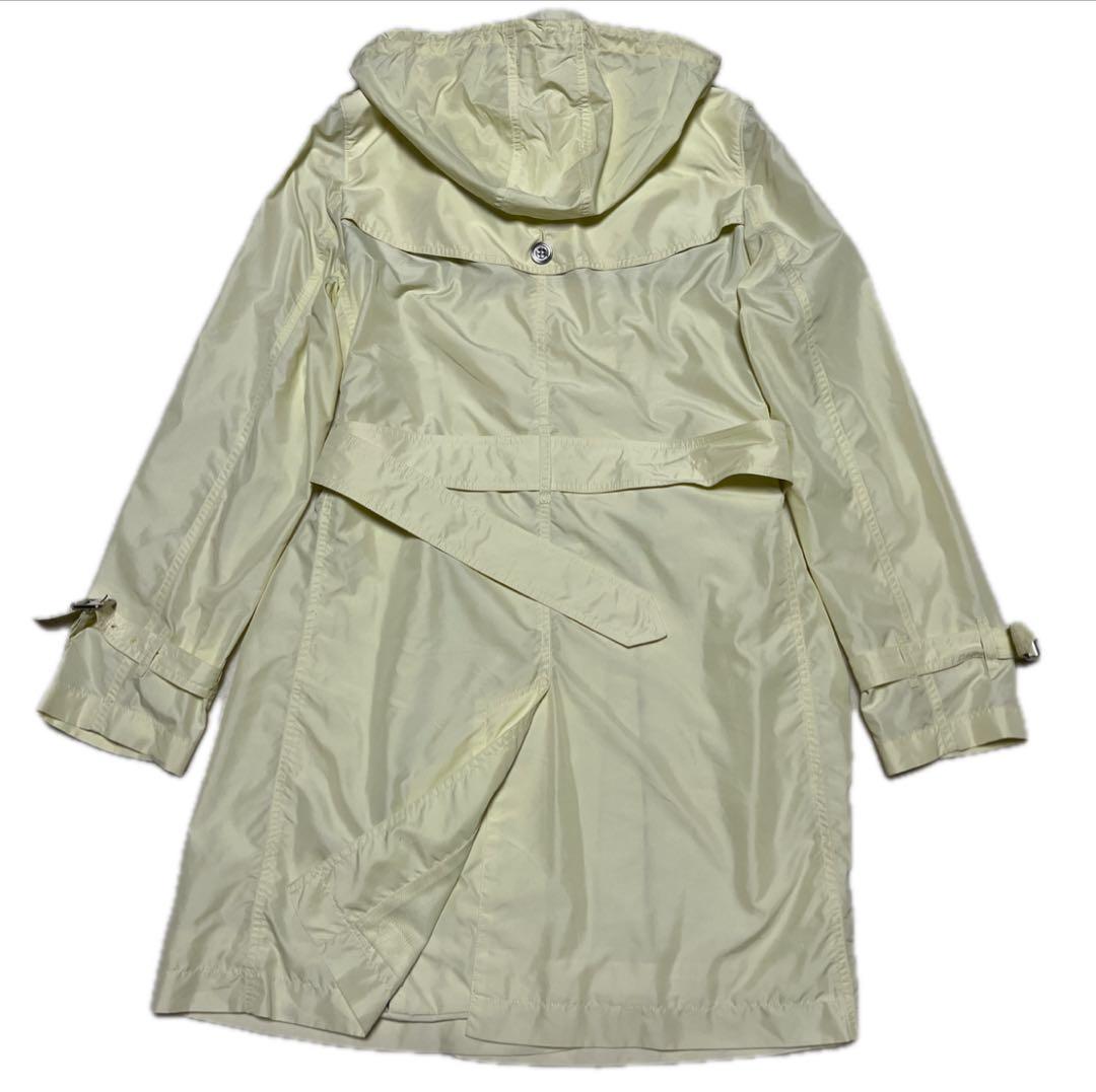 ★美品★BURBERRY LONDON★ナイロントレンチコート★40★イエロー★