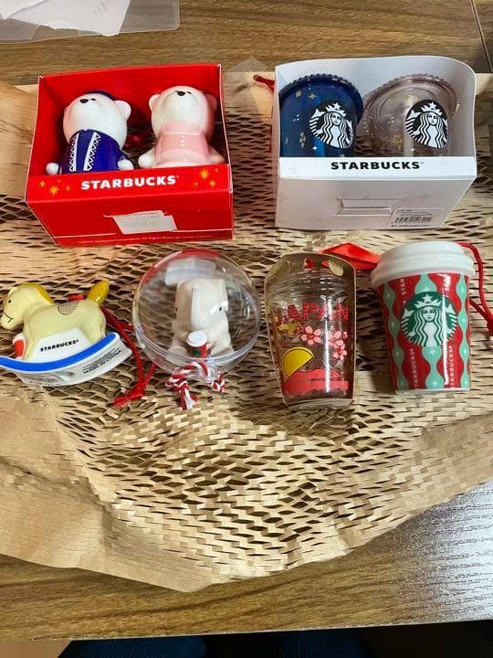スタバ☆スターバックス オーナメント クリスマス6種類セット