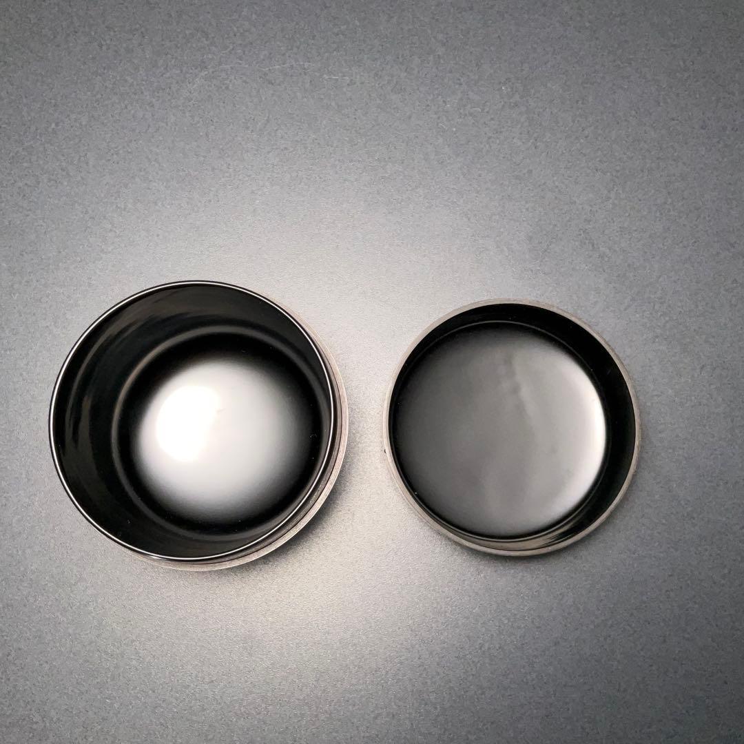 棗　池田喜一　加賀蒔絵　蝶にシダ　共箱　R1327ダN3