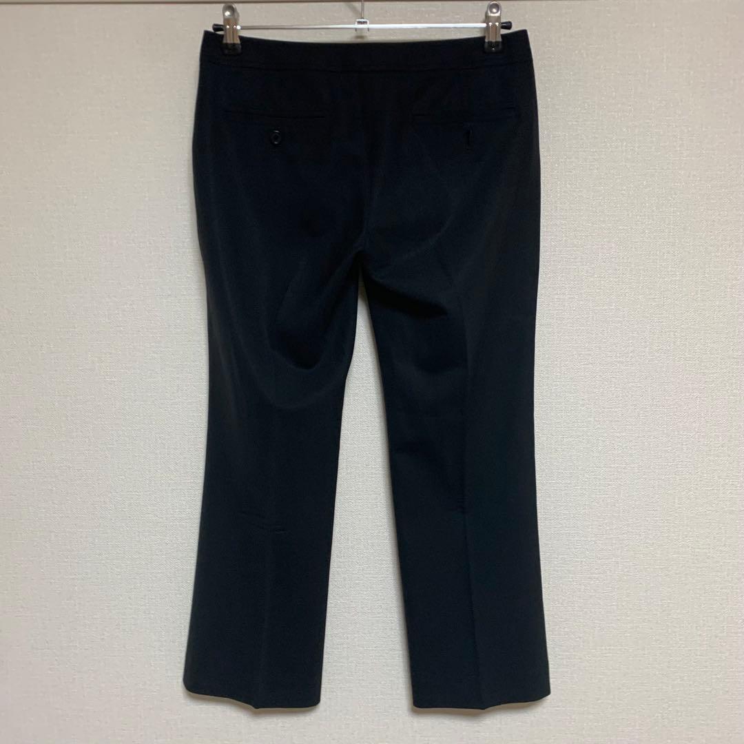 セオリー　ノーカラー　パンツスーツ　2 ブラック　フォーマル　セットアップ