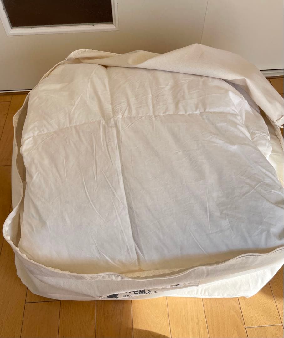 無印良品　羽毛掛け布団　クイーンサイズ