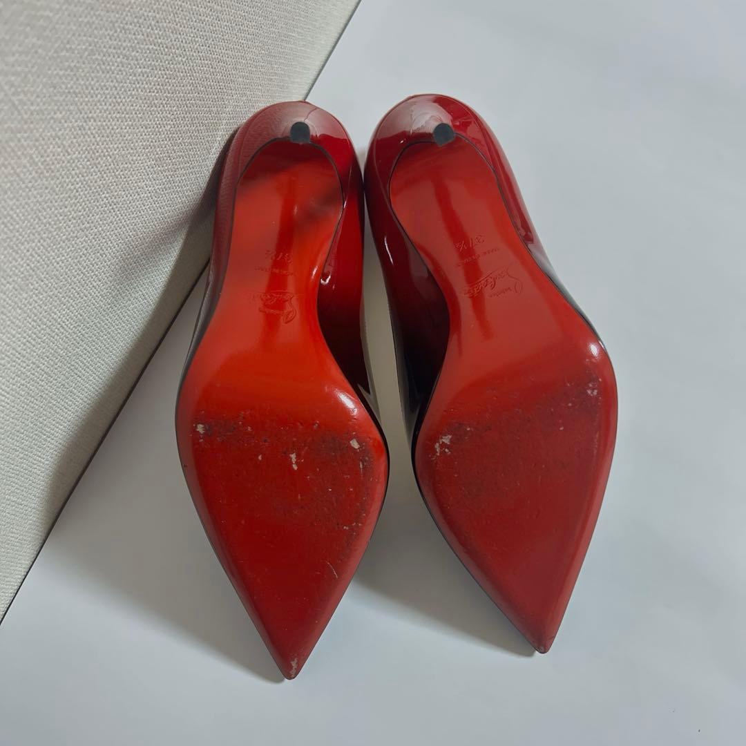 お値下げ！【極美品】Christian Louboutin グラデーション　黒赤