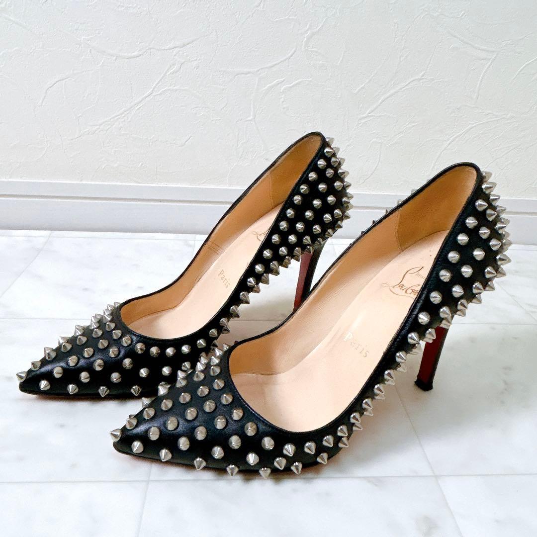 yafu  Christian Louboutin スタッズ ハイヒール