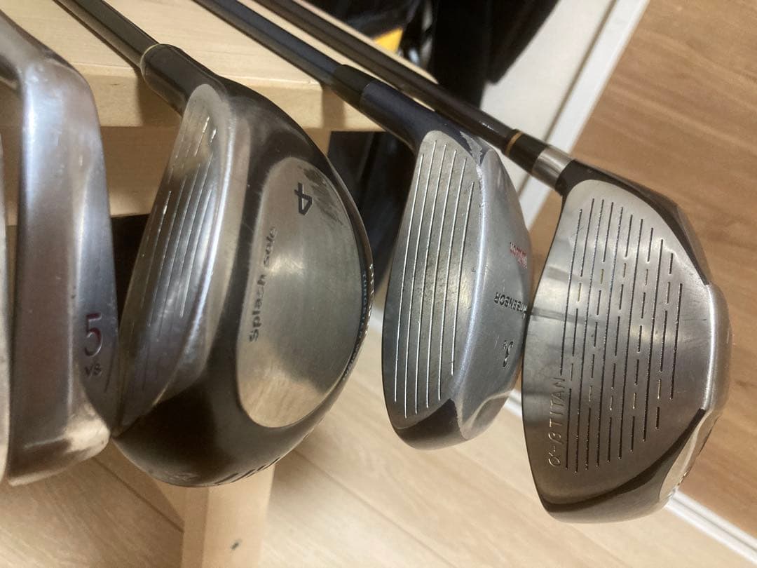 ミズノ　PRGR ダンロップ他クラブセット　キャディバッグ　アイアン　初心者向け