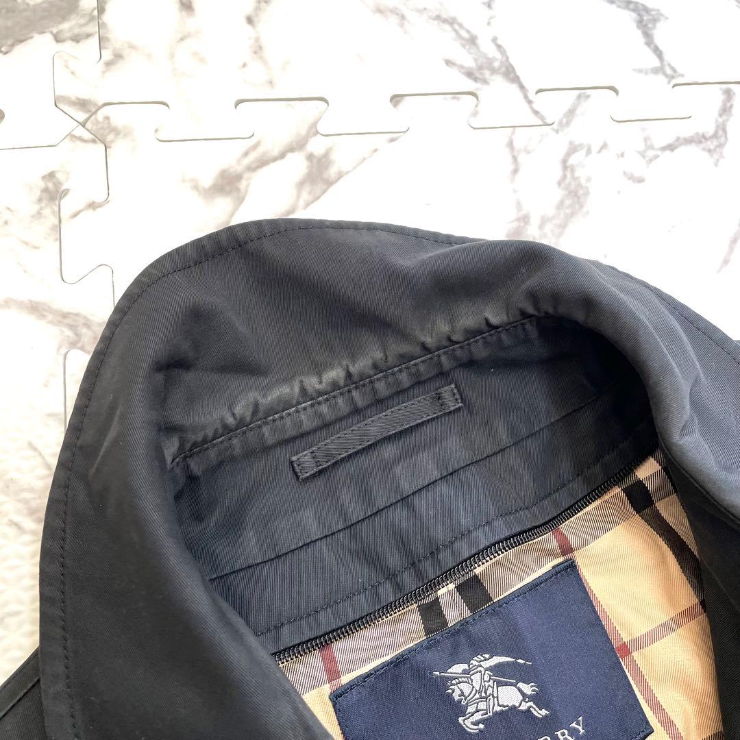 トレンチコート Burberry ブラック　ノバチェック